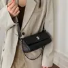 Bolsa Feminina Transfronteiriça Estilo Coreano Versátil de Alta Qualidade para o Dia a Dia Bolsa de Ombro 2026 Novo Design de Nicho Bolsa Transversal com Corrente