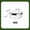 Caja de Almacenamiento de Grado Alimenticio para Refrigerador, Contenedor para Congelador con Tapa, Caja Sellada para Alimentos, Caja para Empanadillas, Contenedor para Verduras