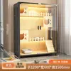 Villa para gatos jaula para gatos, lujosa casa de madera para gatos con puerta de cristal, casa para gatos con arenero integrado, nido para gatos transpirable y ahorrador de espacio