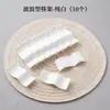Soporte de Palillos de Cerámica de Doble Propósito para Sostener Palillos y Cucharas Públicos, Reposapalillos de Hotel, Vajilla de Restaurante, Blanco Puro con Borde Dorado, Logo Personalizado