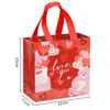 Nueva Bolsa de Regalo para el Día de San Valentín Bolso Pequeño Rosa No Tejido Bolsa para Empaque de Regalo de Perfume Cosméticos Lápiz Labial
