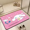 Alfombra linda de dibujos animados alfombra de tierra de diatomeas para baño absorbente resistente a las manchas felpudo para puerta de inodoro alfombrilla antideslizante para suelo alfombrilla de suelo venta al por mayor
