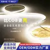Fita de LED 12V Baixa Tensão SMD com Fita Adesiva Autoadesiva Placa Nu Cob 24V Fonte de Luz Linear Dimerizável