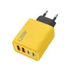 Carregador Transfronteiriço 65W Padrão Europeu Padrão Americano Padrão Britânico 120W Multi-Porta USB Tipo-C Cabeça de Carregamento Rápido Inteligente para Celulares