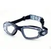 Gafas de natación de silicona coloridas para adultos, galvanizadas, impermeables, antivaho, alta definición, unisex, al por mayor, con protección UV