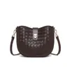 Bolsas 2026 Novas Bolsas Femininas Primavera e Verão Couro Genuíno Bolsa de Ombro Bolsa Transversal Alta Qualidade Moda Executiva Bolsa Trançada