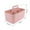 Caja de almacenamiento para artículos para mascotas, peine, cortaúñas, caja de aseo portátil compartimentada, organizador de artículos de tocador para gatos y perros