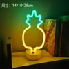 Lâmpada de Mesa para Modelagem LED Neon Transfronteiriça Lâmpada de Atmosfera Celebridade da Internet Decoração de Quarto para Festas de Natal Lanterna