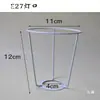 Soporte Cónico de Alambre de Hierro para Pantalla de Lámpara Portalámparas E27 Material para Manualidades DIY Marco de Hierro Accesorios para Lámparas de Círculo