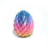 Ovo de Dragão Torcido Impresso em 3D Brinquedo Giratório Criativo para Alívio do Estresse Ornamento Ovos de Páscoa Brinquedos Ovos de Páscoa
