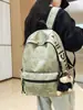 Estilo Campus Moda Simples Leve Versátil Bolsa de Viagem Escola Ensino Fundamental Ensino Médio Estudante Universitário Mochila