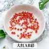 4mm Nuevo color AB cuentas de punta superior de dos puntas cuentas de cristal cuentas de diamante accesorios para joyería diy material de cuentas sueltas