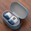 Juego de té de viaje, regalo, portátil, de cerámica, taza exprés, para actividades comerciales de la empresa, regalo práctico, logotipo personalizado.