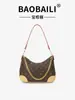 2025 Nuevo Bolso de Hombro Elegante de Alta Gama para Mujer Presbípica Bolso de Mano Bolso Cruzado Bolso de Axila Bolso Luna para Mujer