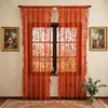 Cortinas de Encaje Floral de Color Sólido Estilo Francés para Verano 2026 para Dormitorio, Sala de Estar, Balcón Cortinas Transparentes en Stock para Venta al por Mayor