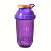 Taza de fitness, taza agitadora de cápsulas, taza tipo misil para proteína en polvo, taza mezcladora para batidos de plátano, vaso de agua deportivo creativo portátil