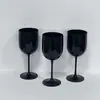 Copo de Vinho de Plástico PP Personalizado Atacado Copo de Champanhe Colorido de PC Acrílico Alto Copo de Vinho de Presente Logo Impresso