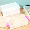 Caja de Almacenamiento para Pinceles de Caligrafía Transparentes y Pinceles para Pintura al Óleo, de Plástico Rectangular para Gouache, Acuarela, Multifuncional para Almacenamiento de Arte
