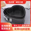 Molde para pastel de acero al carbono con forma de corazón de múltiples especificaciones para el hogar, molde para pastel con cierre, bandeja para hornear pasteles, herramientas para hornear, fabricantes de origen