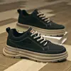 Zapatos de Hombre Otoño Hombres Antideslizantes Resistentes al Desgaste para Ir al Trabajo Zapatos de Tabla Deportivos Casuales Suela Suave Negro Ropa de Trabajo Zapatos de Moda Hombres