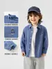 Chaqueta Camisa de Mezclilla para Niños Otoño 2026 Nuevo Estilo Primavera y Otoño Camisa Ropa Infantil Top para Niños Tendencia