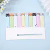 Marcador Indexador de Gatinho Fofo Desenho Animado Adesivo de Classificação Estudantil Papel de Anotação Longo Estilo Ins Adesivo de Etiqueta de Alto Valor de Cor