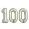 Globos Digitales para la Decoración de la Celebración del Día 100 del Bebé, Accesorios para Fotos de Bebé para Fotos del Día 100 en Casa