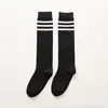 Calcetines Caídos de Otoño e Invierno para Mujer, Calcetines Hasta la Rodilla, Calcetines de Algodón Medias Piernas Estilo Japonés y Coreano, Calcetines de Tres Rayas Hasta la Pantorrilla, Calcetines Largos, Calcetines para Mujer