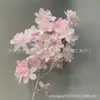Flores Artificiales Serie Rosa para Bodas, Ramos Combinados de Rosa y Hortensia Artificiales, Decoración de Salón de Bodas, Arreglos Florales para Pasillo