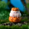 Micro Paisagem Moderna Resina Artesanato Série Halloween Pequenos Enfeites Transparente Fantasma Abóbora Carro Múmia Morte