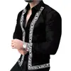 Nova Camisa Masculina Retro de Manga Longa Casual Leve Moda Estampada Top 2024 Aliexpress Estilo Quente Masculino