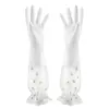 Guantes de Plástico de Goma Impermeables con Patrón Imprimible para Lavar Platos, Limpieza del Hogar, para Mujer