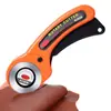 Cuchillo de rueda cortadora redondo de 45 mm para cortar tela cuchillo cortador de cuero con mango de cuchilla cuchillo cortador de rueda cuchillo cortador de tela