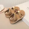 Sandalias Lindas para Niños de Verano, Zapatos para Caminar de Bebé Niña con Decoración Floral, Cierre de Velcro, Suela Suave, Sandalias Casuales Antideslizantes