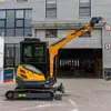 Exportación de Excavadoras Pequeñas para Proyectos Municipales en América del Norte, Excavadoras de 2.5 Toneladas desde la Fábrica de Origen, Microexcavadoras para Colocación de Tuberías