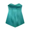 Estilo Europeo y Americano Popular en Amazon y Aliexpress Moda Trendy Versátil Vestido Corsé Tubo Ajustado de 3 Colores