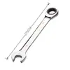 Llave de Carraca de 72 Dientes CR-V Acero al Cromo Vanadio Llave Rápida Herramienta de Reparación Automotriz de Fábrica de Origen