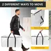 Bolsas para Empacar Ropa en Mudanzas, Organización de Ropa, Maletas, Impermeables y a Prueba de Humedad, Gran Capacidad, Bolsas Transparentes de Almacenamiento para Colchas