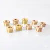 Reductor de Buje Roscado Macho y Hembra Métrico de Cobre Puro M5M6M8M10 1/2" 2" 3" Conector Reductor de Conversión para Manómetro