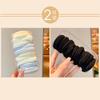 Cuerda para el Pelo Payon para Niños Alta Elasticidad y Duradera Anillo para el Pelo de Bola para Niñas Adorno para la Cabeza Tendones de Goma Simples para Niñas No Saludan al Pelo