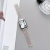 Adecuado para Apple Watch Patrón de Escamas de Pescado Metal Iwatch5678S9 Generación Se Correa de Reloj de Acero Inoxidable