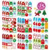 Adhesivo Navideño Transfronterizo Adhesivo Sello de Regalo Decoración de Sobres Adhesivo Decorativo para Fiesta Adhesivo de Regalo Pintura