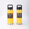 Termo portátil de acero inoxidable 304 de gran capacidad para exteriores, para coche, botella de agua deportiva, doble capa, portátil