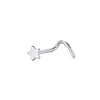 Set de 15 Piezas de Joyería para Piercing de Acero Inoxidable 316 con Circonia, Aros para Nariz, Galvanizado que Conserva el Color Dorado de 18K