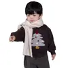 Sudadera Infantil 2025 Niñas Nuevo Estilo Niño Bebé Invierno Terciopelo Engrosado Pulóver Árbol de Navidad Traje Engrosado