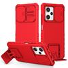 Adecuado para Funda de Teléfono Móvil Xiaomi Pocox5Pro, Soporte Estéreo Redmia3, Cubierta Protectora Anticaídas Note14Pro con Ventana Deslizante