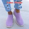 2026 Venta al por mayor transfronteriza Zapatos de madre Zapatos tipo calcetín de punto volador Tenis casuales para mujer Suela MD Zapatos para ancianos Dropshipping 1926
