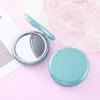 Espejo pequeño de pared con purpurina para niñas, espejo plegable portátil, espejo de maquillaje portátil de doble cara para niñas, venta al por mayor