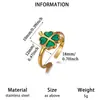 Nueva Serie de Anillos de Acero Inoxidable con Goteo de Aceite de Amazon para Mujer, Anillos Ajustables de Sirena Personalizados, Flores al por Mayor