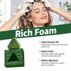 Champú en Barra Hidratante Refrescante Limpieza Suave Cuero Cabelludo Cabello Voluminoso Flujo Espuma Suave Densa Fácil de Enjuagar